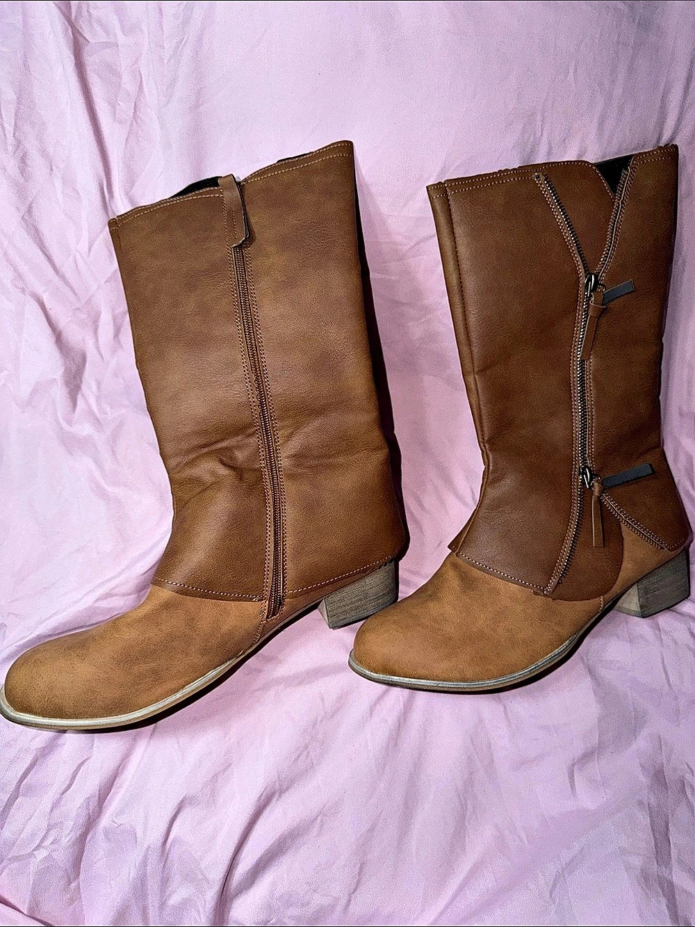 Women's Brown Heeled Boots